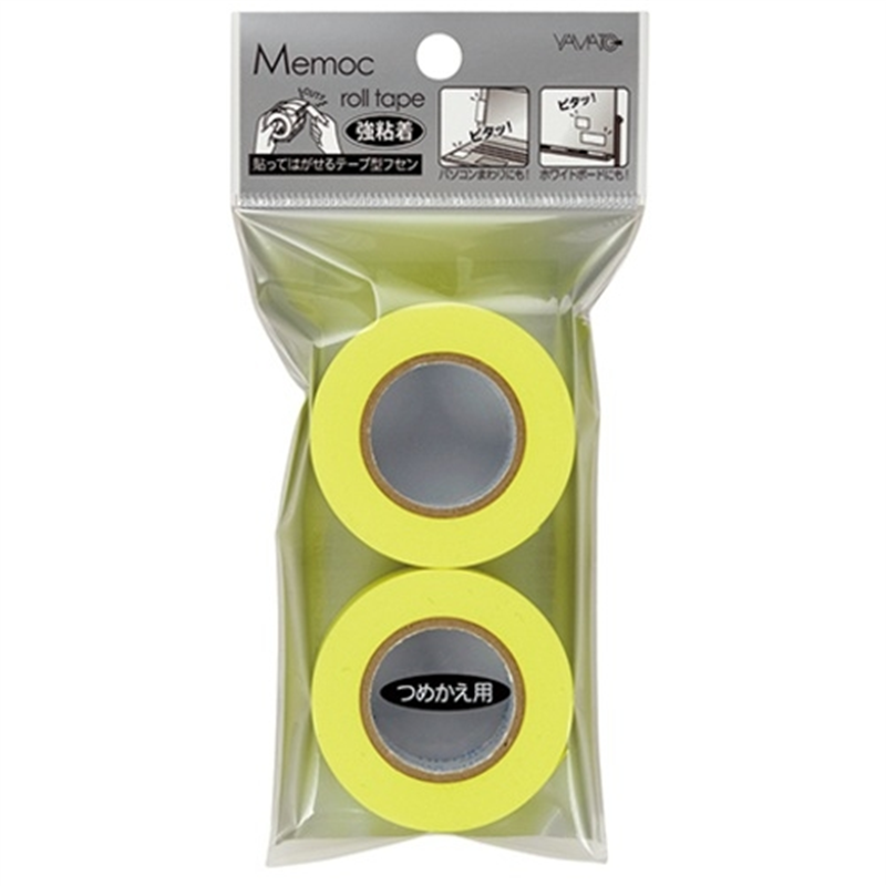 ヤマト メモックロール強粘着PRK-25H-LEレモン 1個(ご注文単位1個)【直送品】
