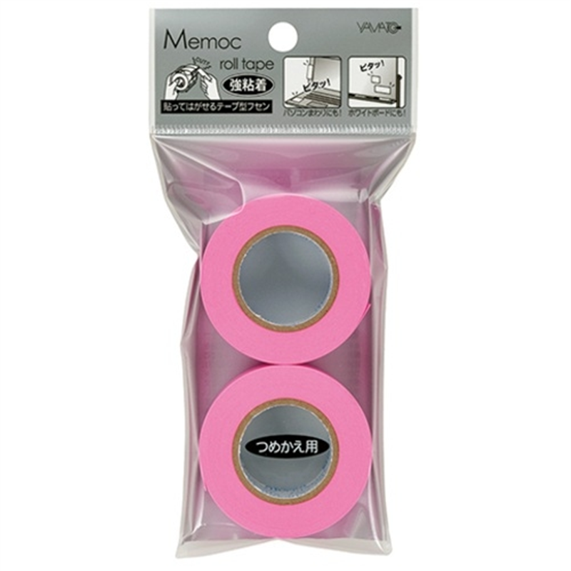 ヤマト メモックロール強粘着PRK-25H-ROローズ 1個(ご注文単位1個)【直送品】