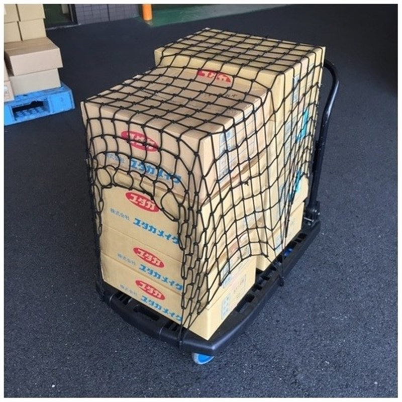 ユタカメイク ゴムネット 台車用 0.9mX0.9m CGN-996 1個(ご注文単位1個)【直送品】