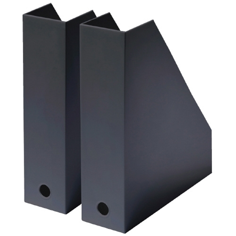 ライクイット A4ファイルボックス2個組MX-19オールグレー 1箱（ご注文単位1箱）【直送品】