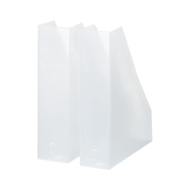 ライクイット A4ファイルボックス2個組 MX-19 ホワイト 1箱（ご注文単位1箱）【直送品】