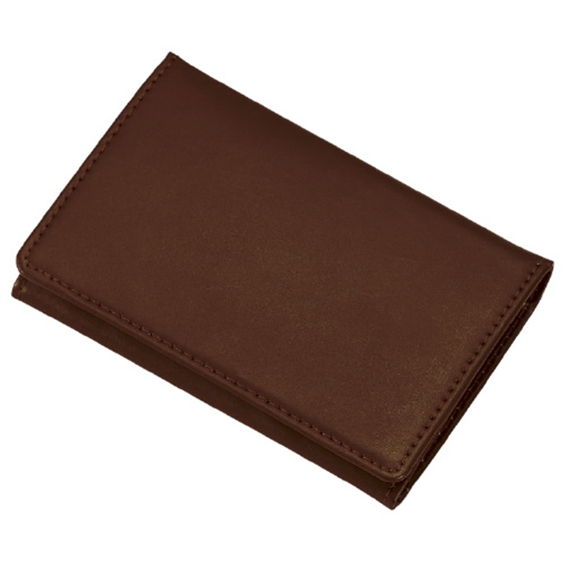 レイメイ藤井 ジョッター式名刺入 GLN1055C 革製ブラウン 1個(ご注文単位1個)【直送品】