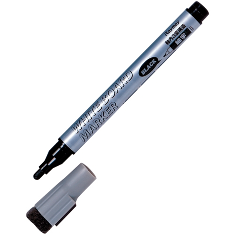 レイメイ藤井 ボードマーカー 細字(直液式)ブラック 1個（ご注文単位1個）【直送品】