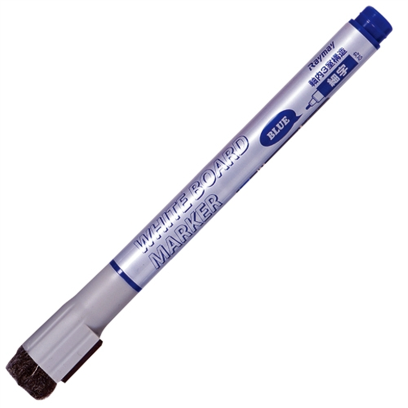 レイメイ藤井 ボードマーカー 細字(直液式)ブルー 1個（ご注文単位1個）【直送品】