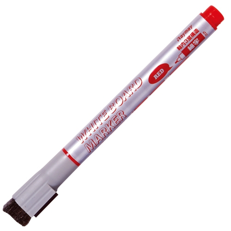 レイメイ藤井 ボードマーカー 細字(直液式)レッド 1個（ご注文単位1個）【直送品】