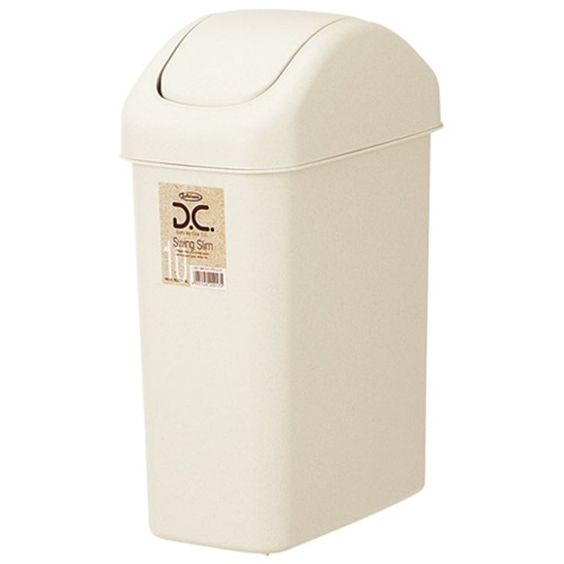 岩崎工業 DCスイングスリム10 11.5L ホワイト 1個(ご注文単位1個)【直送品】