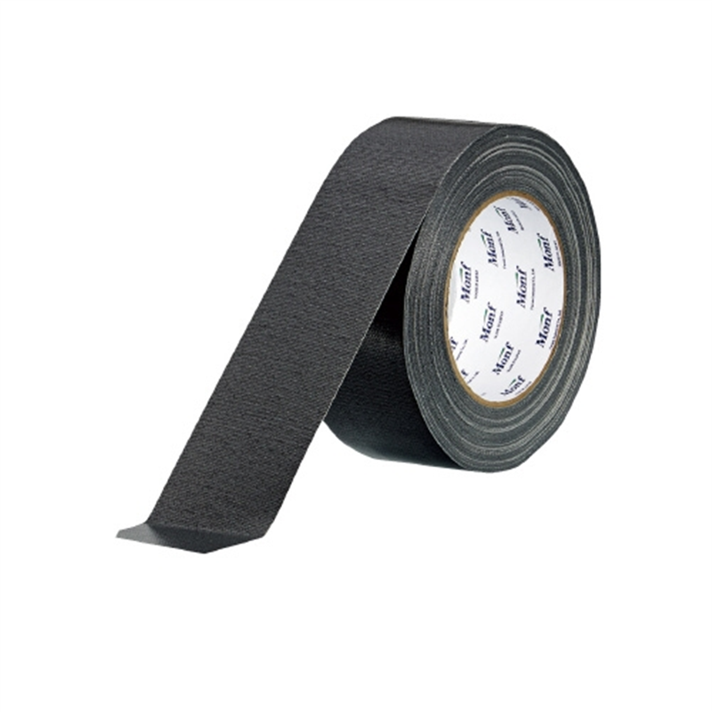 古藤工業 工事用布粘着テープNo.8002 黒 50mm×25m 1個（ご注文単位1個）【直送品】