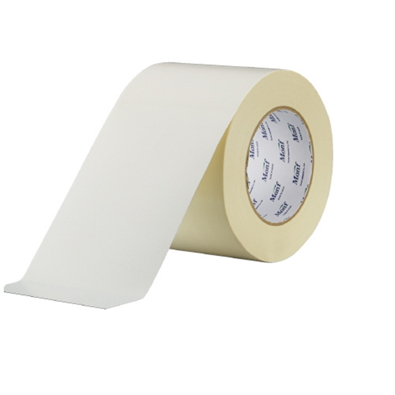 古藤工業 工事用布粘着テープNo.8002白 100mm×25m 1個（ご注文単位1個）【直送品】