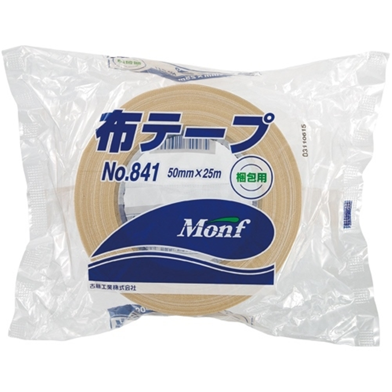 古藤工業 Monf No.841 布テープ 50MM×25M 1個（ご注文単位1個）【直送品】