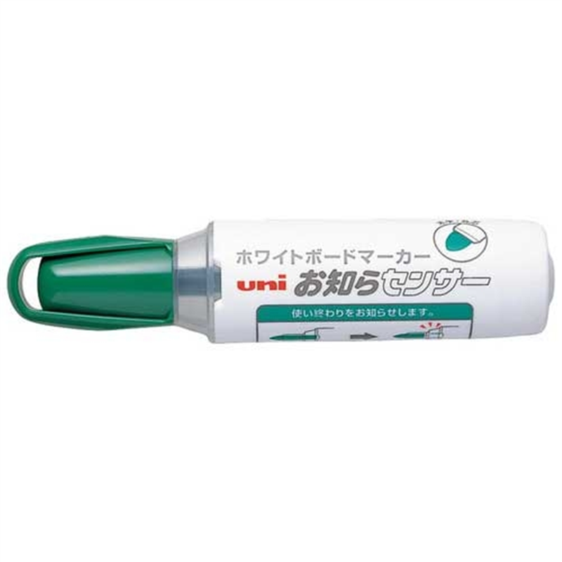 三菱鉛筆 お知らセンサー 太字丸芯 緑 PWB2007M.6 1個（ご注文単位1個）【直送品】