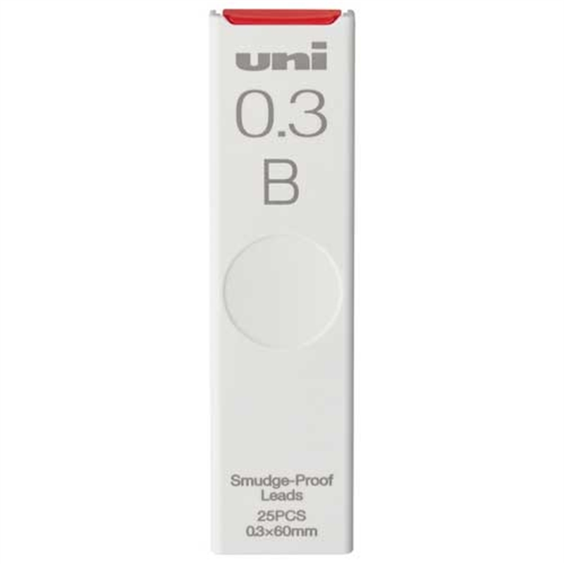 三菱鉛筆 シャープ替芯B 0.3mm25本 ULS0325B 1個（ご注文単位1個）【直送品】