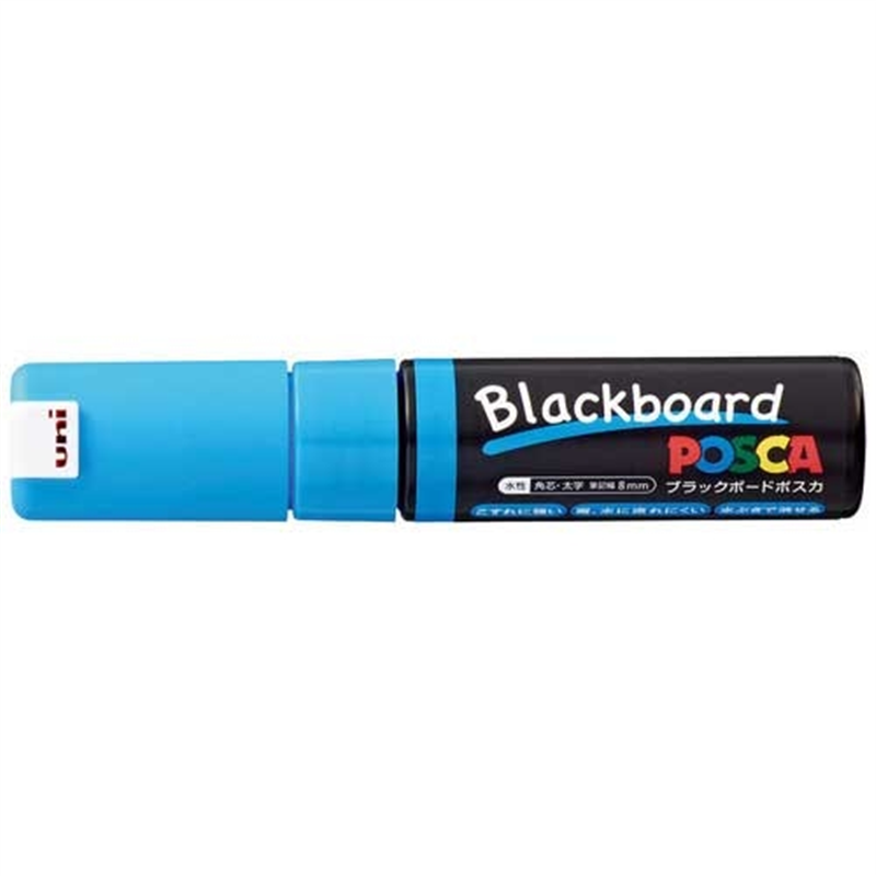 三菱鉛筆 ブラックボードポスカ PCE-250-8K 1P.8水色 1個(ご注文単位1個)【直送品】