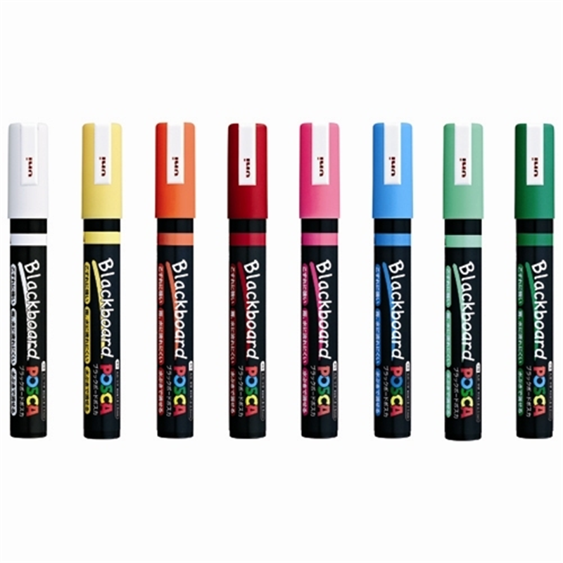 三菱鉛筆 ブラックボードポスカ中字8色PCE-200-5M 8C 1個(ご注文単位1個)【直送品】