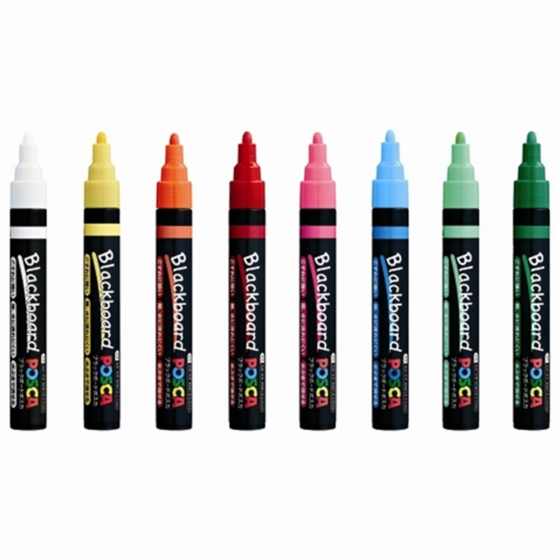 三菱鉛筆 ブラックボードポスカ中字8色PCE-200-5M 8C 1個(ご注文単位1個)【直送品】