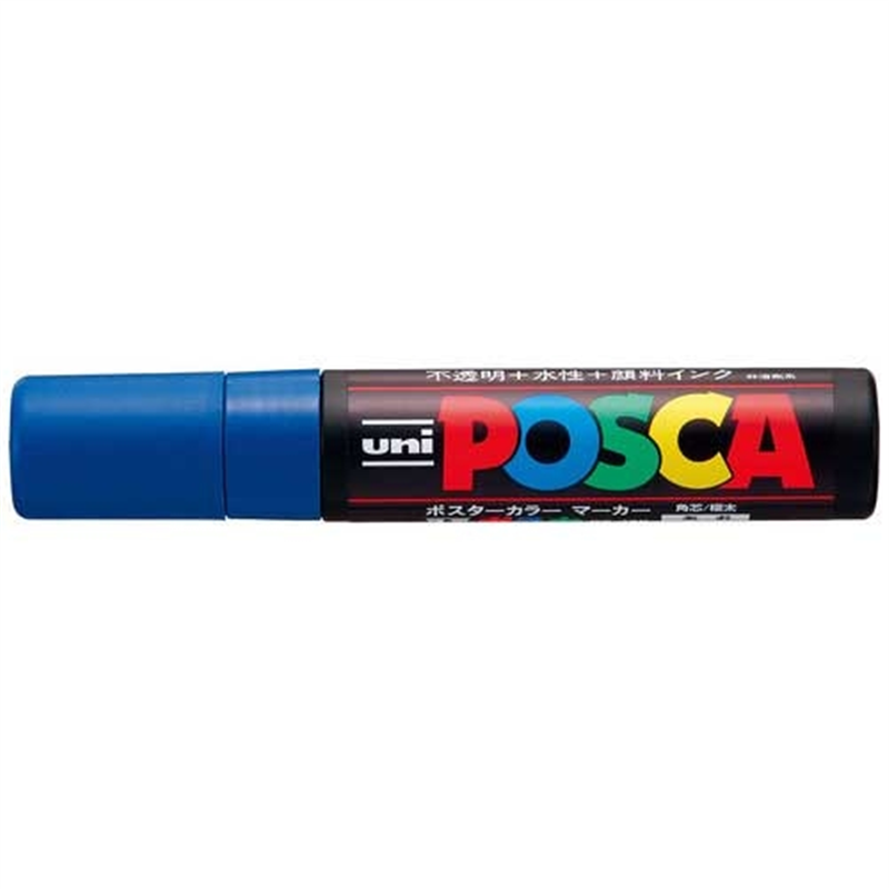 三菱鉛筆 ポスカ PC-17K.33 極太 青 1個（ご注文単位1個）【直送品】