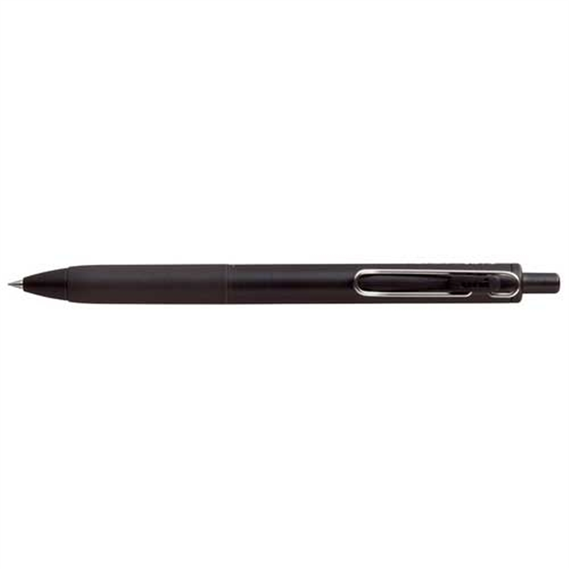 三菱鉛筆 ユニボールワン0.38mm黒軸黒 UMNS38BK.24 1個（ご注文単位1個）【直送品】