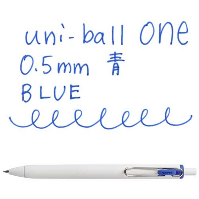 三菱鉛筆 ユニボールワン0.5mm青 UMNS05.33 1個（ご注文単位1個）【直送品】