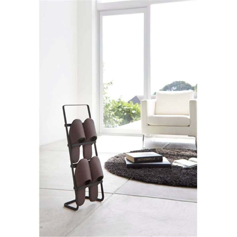 山崎実業 スリッパスタンド スマート ブラック 02296 1個(ご注文単位1個)【直送品】