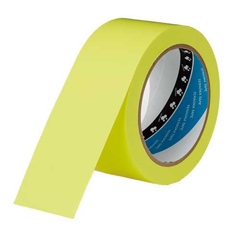 寺岡製作所 ラインテープ No.340G 黄 50mm×20m 1個（ご注文単位1個）【直送品】