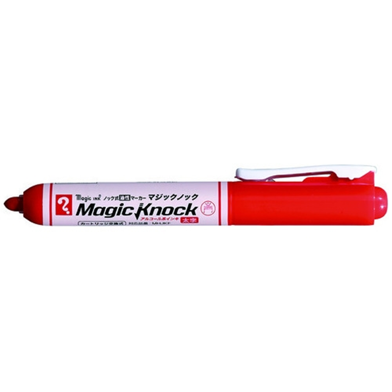 寺西化学工業 マジックノック 太字 赤 1個(ご注文単位1個)【直送品】