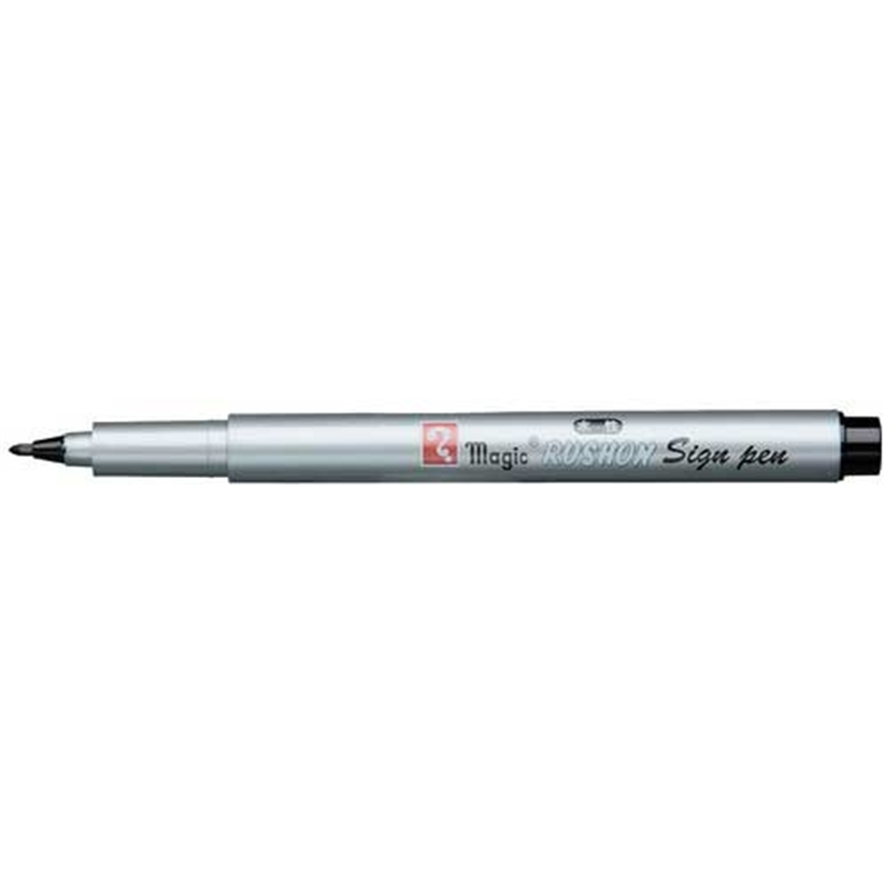 寺西化学工業 ラッションサインペン 黒 MRSS-T1 1個(ご注文単位1個)【直送品】