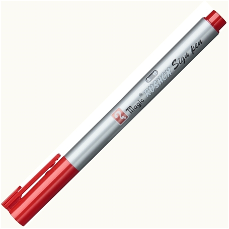 寺西化学工業 ラッションサインペン 赤 MRSS-T2 1個(ご注文単位1個)【直送品】