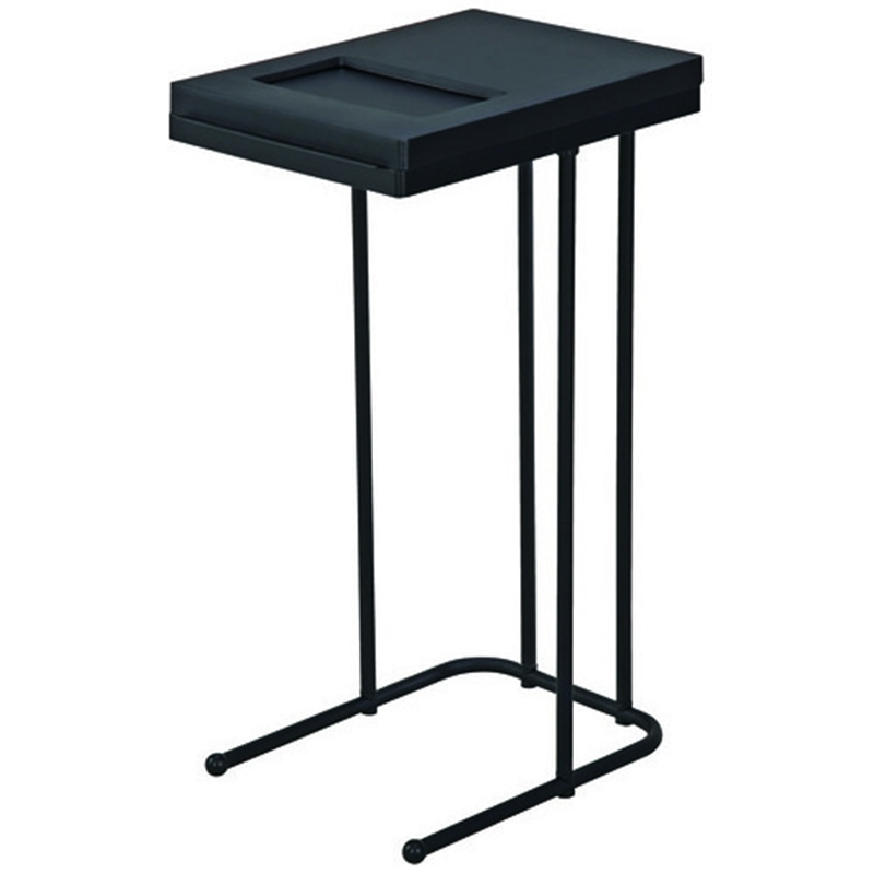 新輝合成 ユニード 分別ポリ袋ホルダーL ブラック 1個（ご注文単位1個）【直送品】