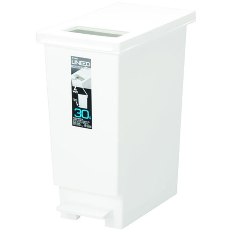 新輝合成 ユニードプッシュ&ペダル30S 30L ホワイト 1個（ご注文単位1個）【直送品】