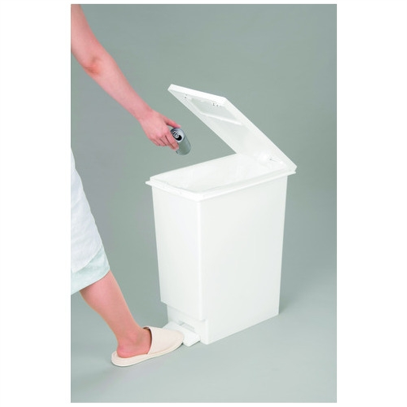 新輝合成 ユニードプッシュ&ペダル30S 30L ホワイト 1個(ご注文単位1個)【直送品】