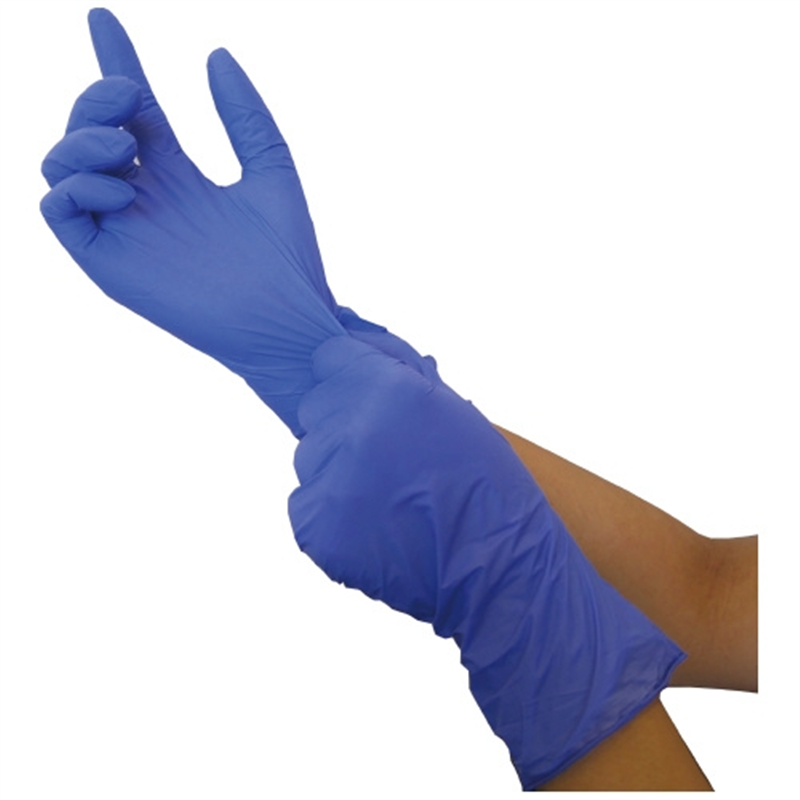 川西工業 ニトリル手袋クイックフィットL粉なし10 1個(ご注文単位1個)【直送品】