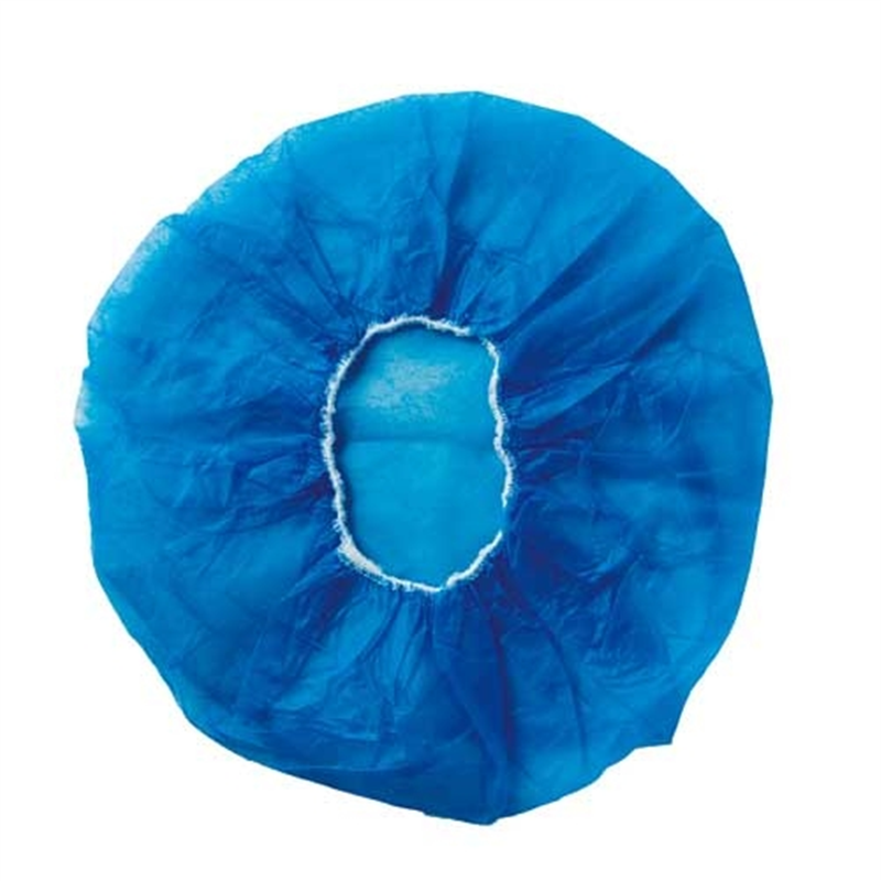 川西工業 不織布ヘアキャップ#7047 ブルー 100枚入 1個（ご注文単位1個）【直送品】