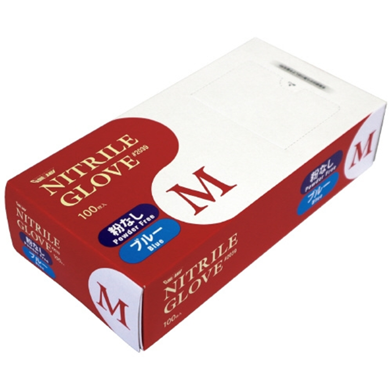 川西工業 ニトリル極薄手袋 粉なし BM 1個(ご注文単位1個)【直送品】