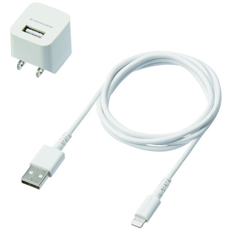 多摩電子工業 Lightning充電器1A 1m TA51UL10W 1個（ご注文単位1個）【直送品】