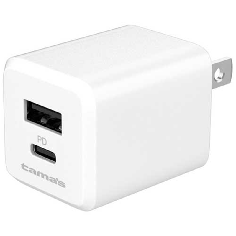 多摩電子工業 PD20W AC充電器 C+A TAP156UCW 1個(ご注文単位1個)【直送品】