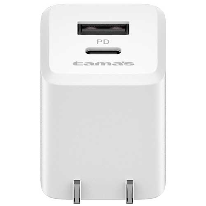 多摩電子工業 PD20W AC充電器 C+A TAP156UCW 1個(ご注文単位1個)【直送品】