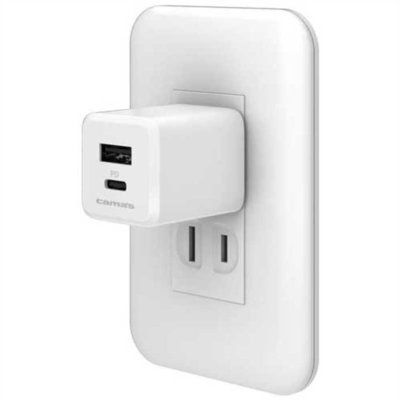 多摩電子工業 PD20W AC充電器 C+A TAP156UCW 1個(ご注文単位1個)【直送品】