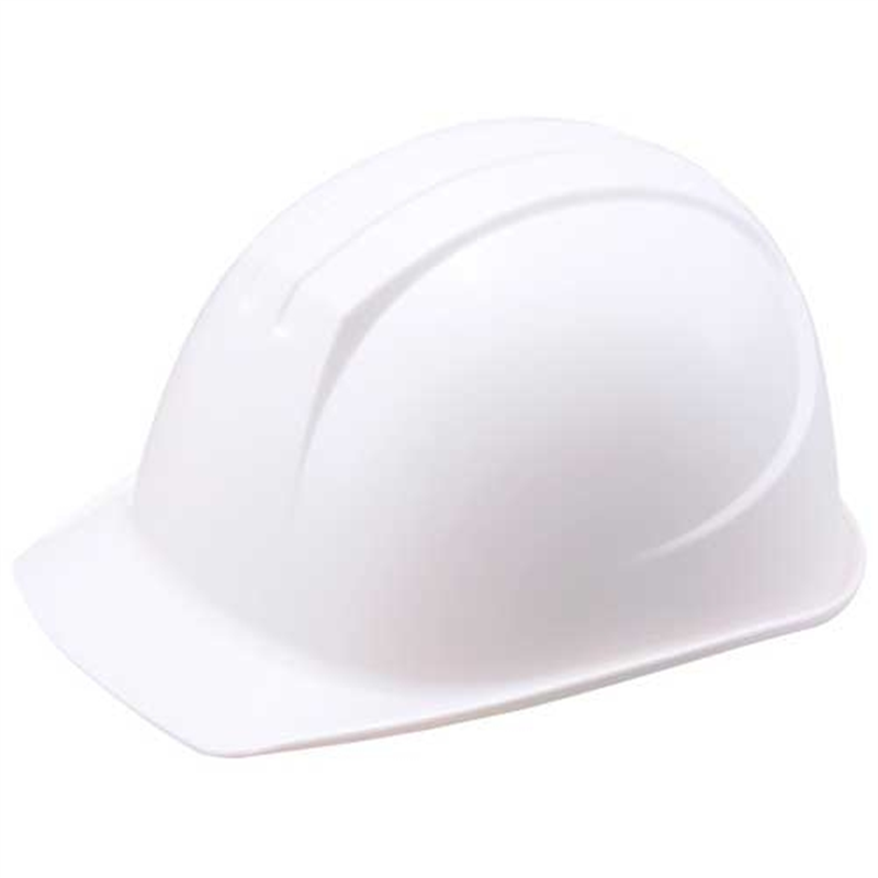 谷沢製作所 ヘルメット ST#0161-JZ? つば付 ホワイト 1個（ご注文単位1個）【直送品】