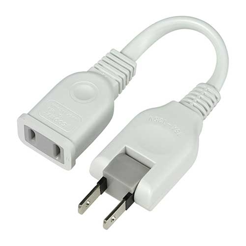 朝日電器 ちょっとコード10cm W-1501B(W) 1個（ご注文単位1個）【直送品】