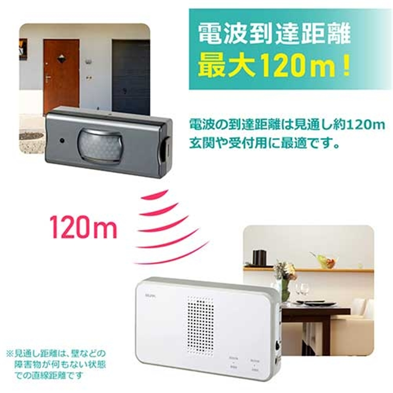 朝日電器 ワイヤレスチャイムセンサー EWS-S5033 1個(ご注文単位1個)【直送品】