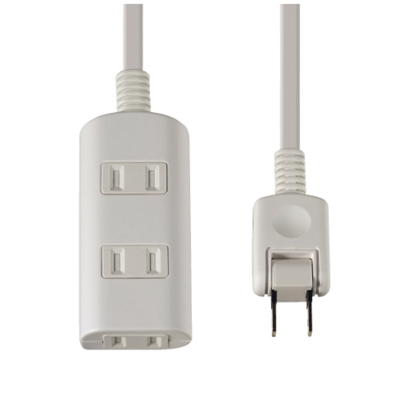 朝日電器 安全扉付タップ3個口/3m WBT-N3030B(W) 1個（ご注文単位1個）【直送品】