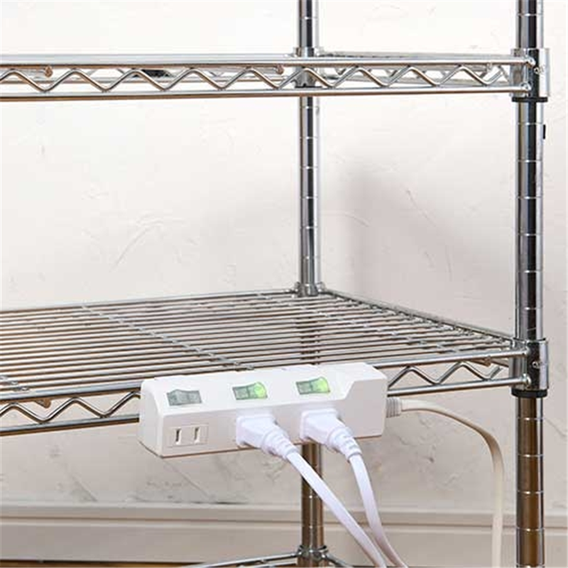 朝日電器 耐雷SW付タップ 3個口 3m WLK-33S(W) 1個(ご注文単位1個)【直送品】