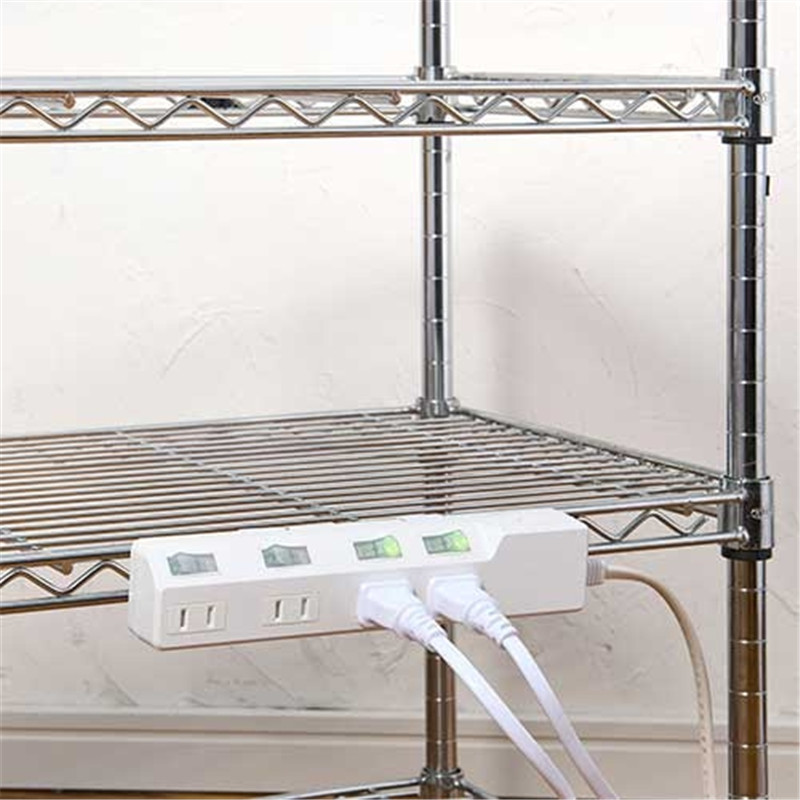 朝日電器 耐雷SW付タップ 4個口 2m WLK-42S(W) 1個(ご注文単位1個)【直送品】