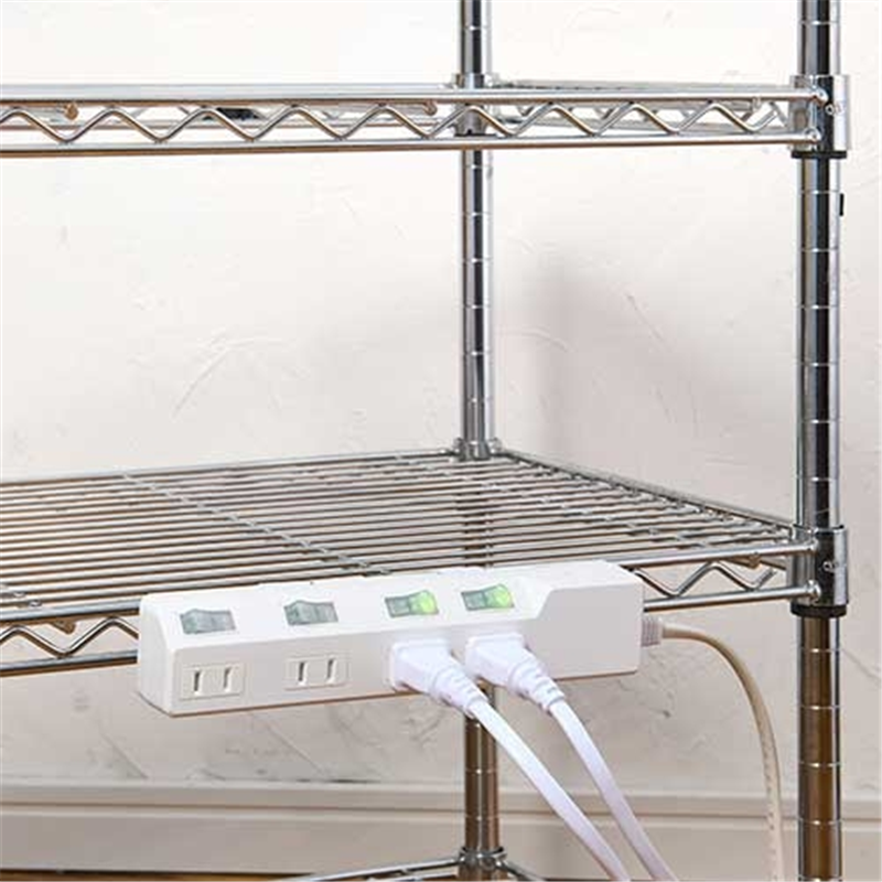 朝日電器 耐雷SW付タップ 4個口 3m WLK-43S(W) 1個（ご注文単位1個）【直送品】