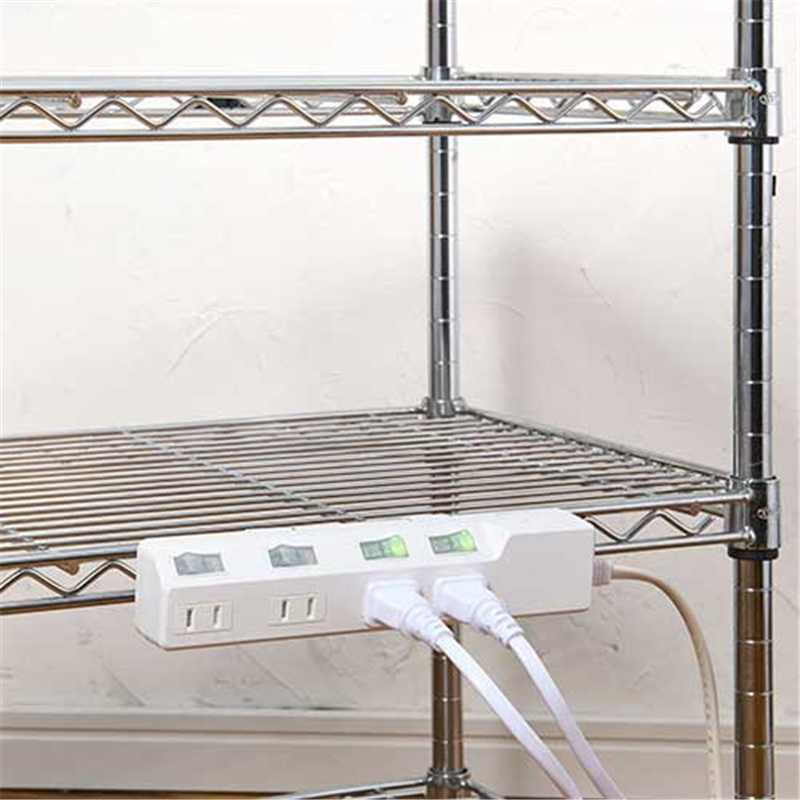 朝日電器 耐雷SW付タップ 4個口 5m WLK-45S(W) 1個（ご注文単位1個）【直送品】