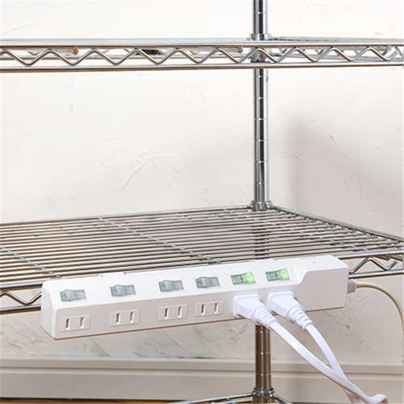 朝日電器 耐雷SW付タップ 6個口 5m WLK-65S(W) 1個(ご注文単位1個)【直送品】