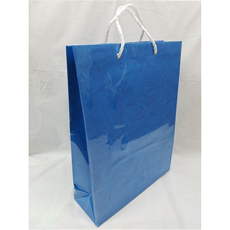 東京ユニオン 手提袋 大コンテナ No-180 あお 1個(ご注文単位1個)【直送品】