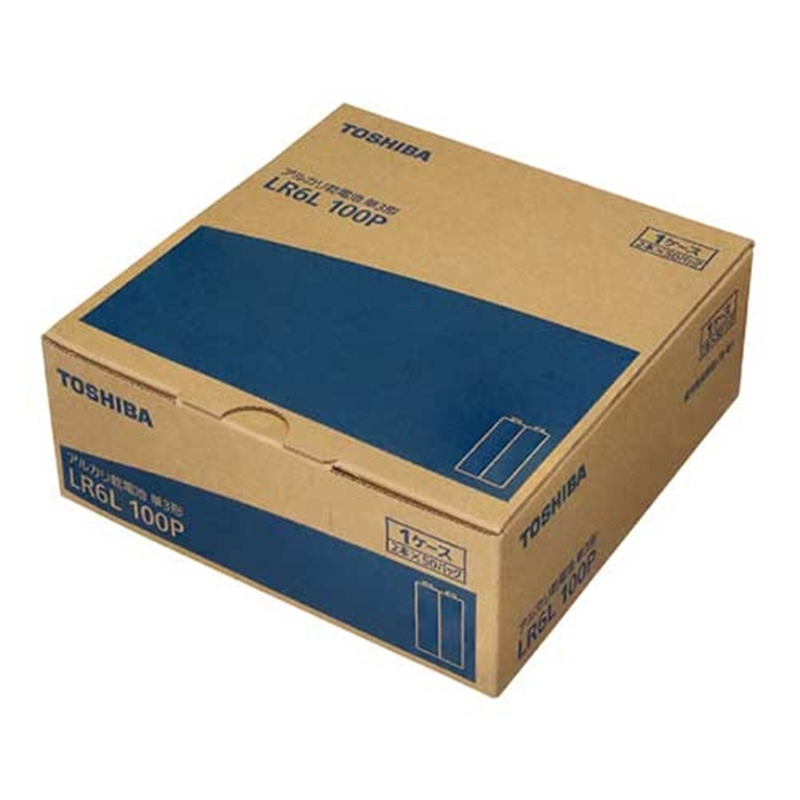 東芝 東芝アルカリ乾電池 単3形 2本×50パック 1個（ご注文単位1個）【直送品】