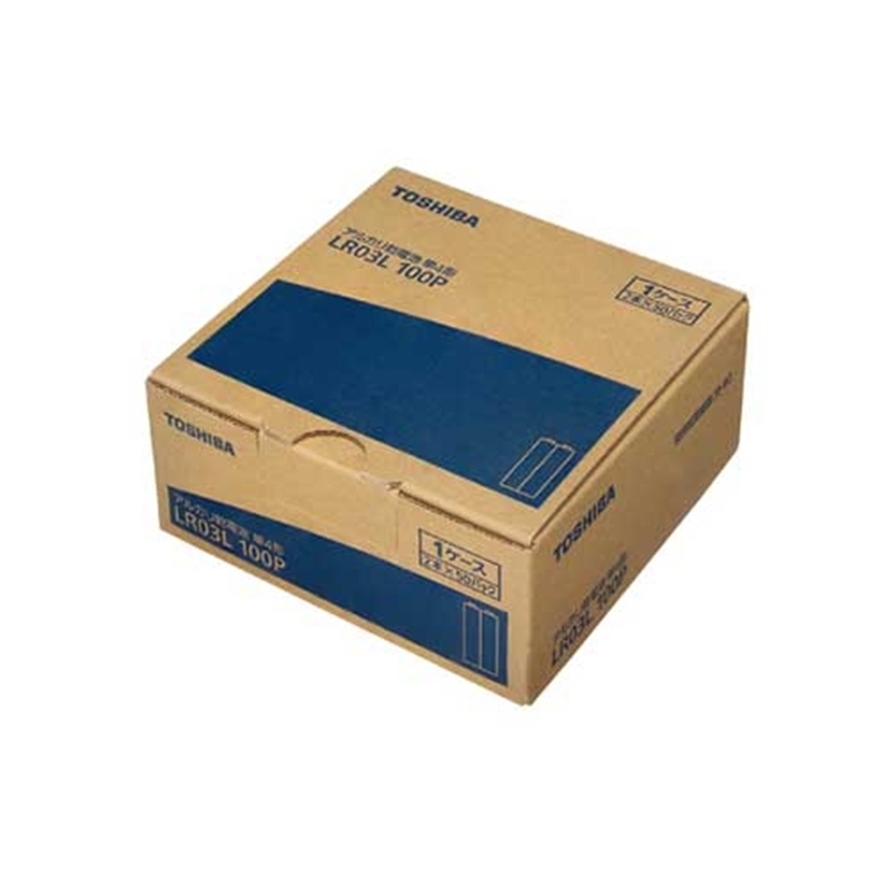 東芝 東芝アルカリ乾電池 単4形 2本×50パック 1個（ご注文単位1個）【直送品】