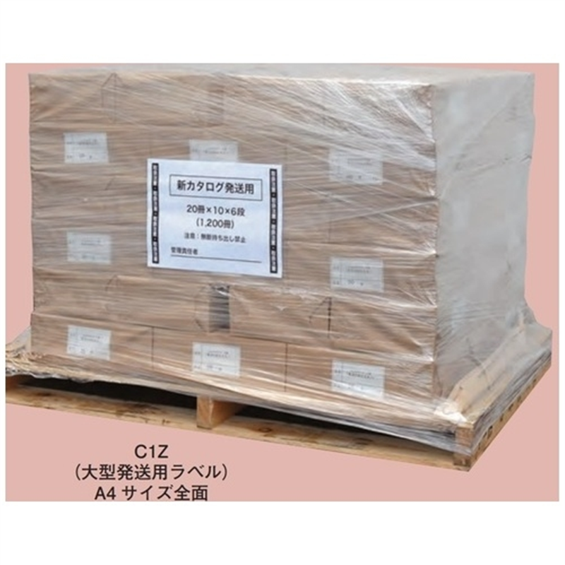 東洋印刷 ナナ コピー用ラベル C1Z A4/全面 500枚 1個(ご注文単位1個)【直送品】