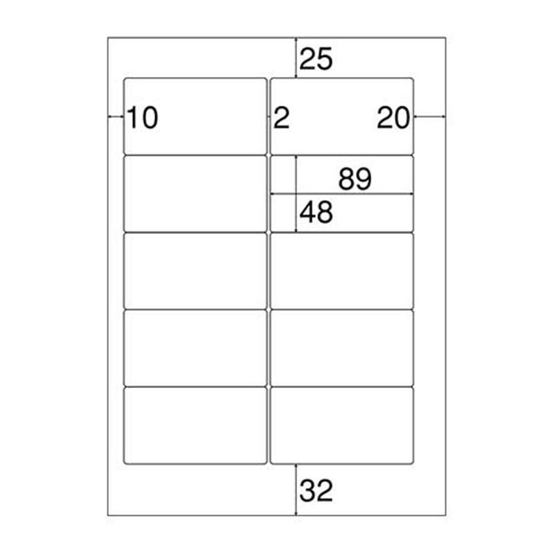 東洋印刷 ワープロラベル ナナ CNA-210 A4 500枚 1個（ご注文単位1個）【直送品】